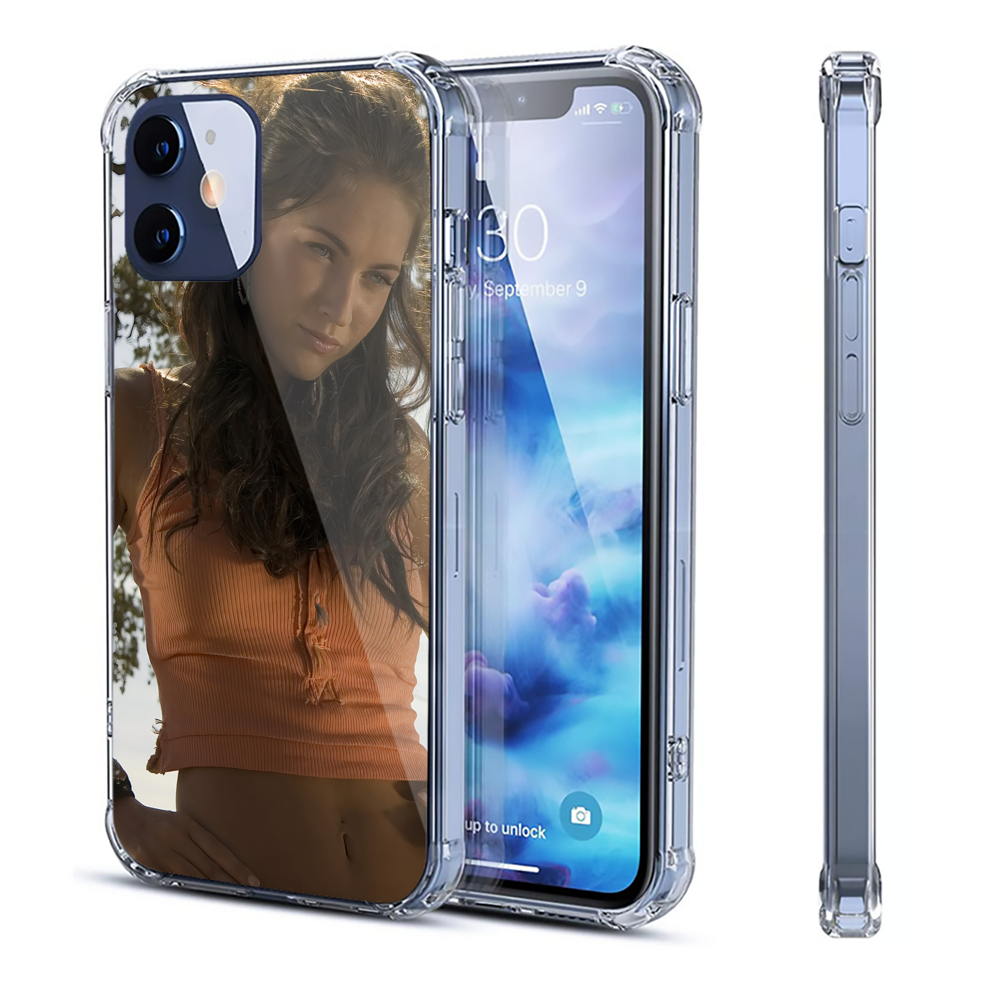 （画像用） Transformers トランスフォーマー 【iPhone 12シリーズ対応】透明スマホケース（クリアソフトケース）